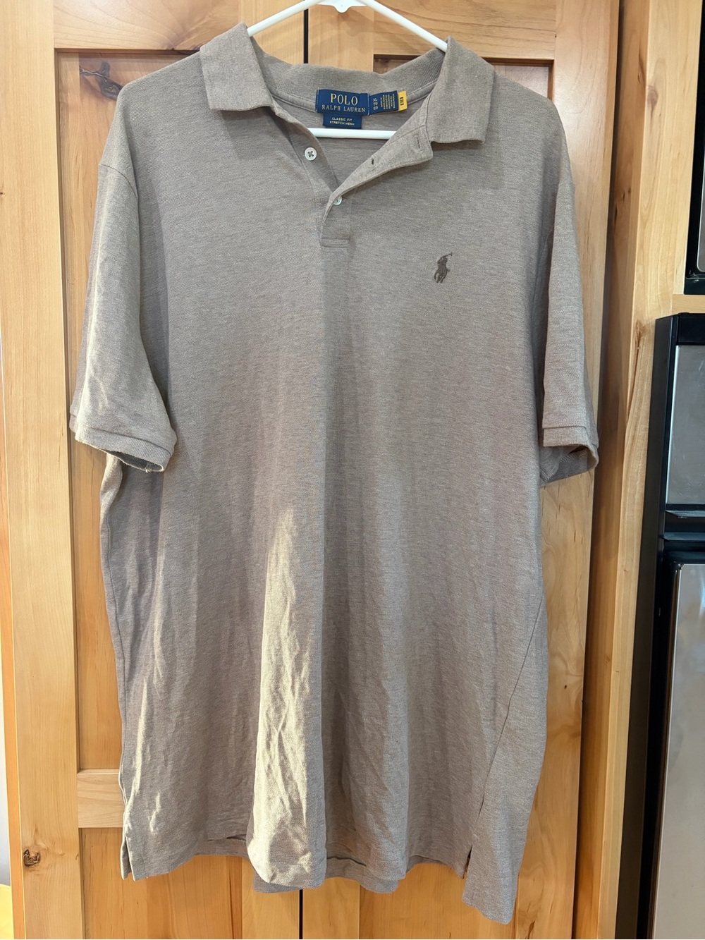 Polo Ralph Lauren Polo Shirt short sleeve Light Brown with Embroidered Pony